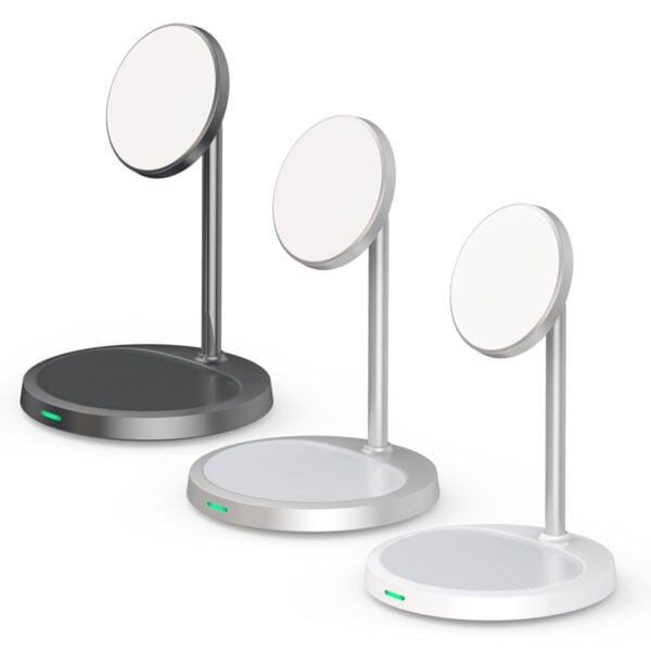 2 in 1 MagLeap Wireless Charger Stand, 15W Fast Wireless Charging Stand - Image 2