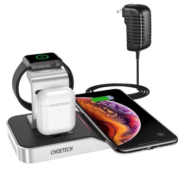 Distributor price 4 in 1 iPhone and Apple Watch Wireless Charging Dock (MFi Certified)