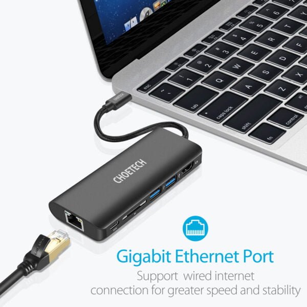 Distributor price discount 6 In 1 Multiport USB-C Adapter Hub - Image 7