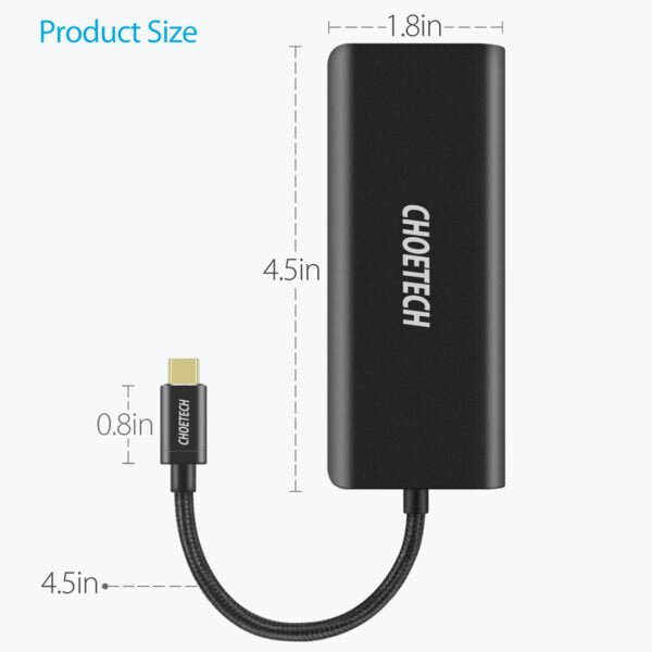 Distributor price discount 6 In 1 Multiport USB-C Adapter Hub - Image 4