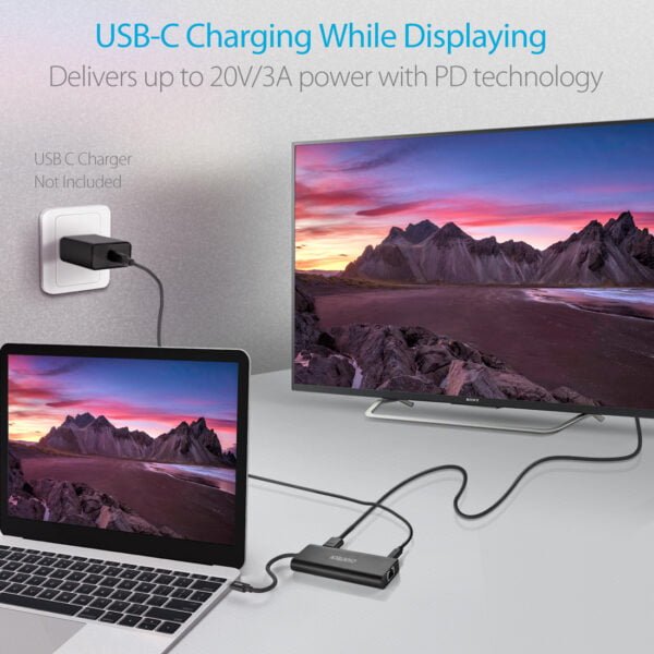 Distributor price discount 6 In 1 Multiport USB-C Adapter Hub - Image 3