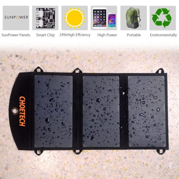 China Factory wholesale 19W Solar Phone Charger panel - Image 2