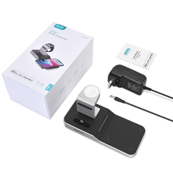 Distributor price 4 in 1 iPhone and Apple Watch Wireless Charging Dock (MFi Certified) - Image 8