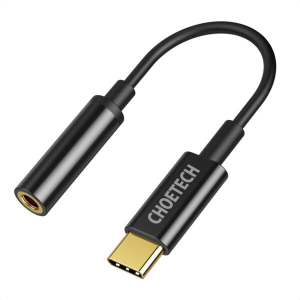 USB-C to 3.5mm Headphone Audio Jack Adapter with Hi-Res DAC