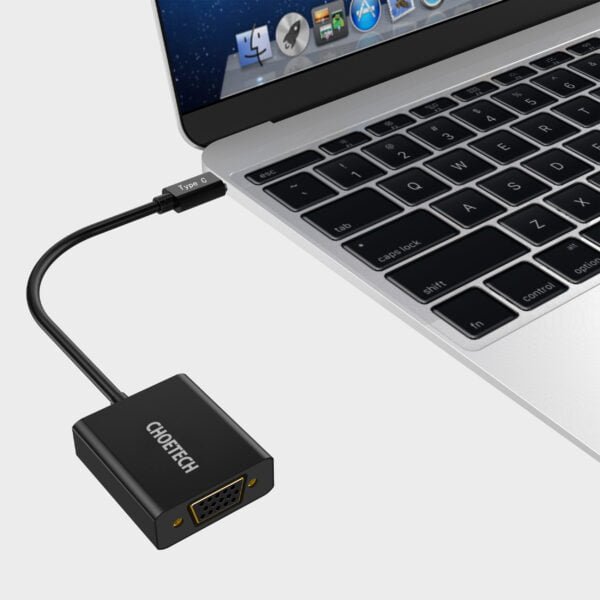 1080p Supported USB 3.1 USB Type-C to VGA Adapter (Thunderbolt 3 Port Compatible) - Image 6