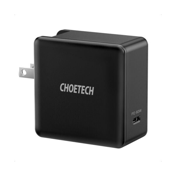 CHOETECH Distributor & Wholesale Price 60W PD 3.0 Type C Fast Charging Foldable Adapter USB C Charger