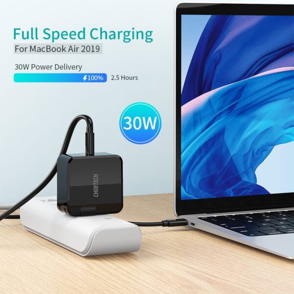 USB C Charger, 30W PD 3.0 Type-C Wall Charger Foldable Adapter for distributor - Image 4