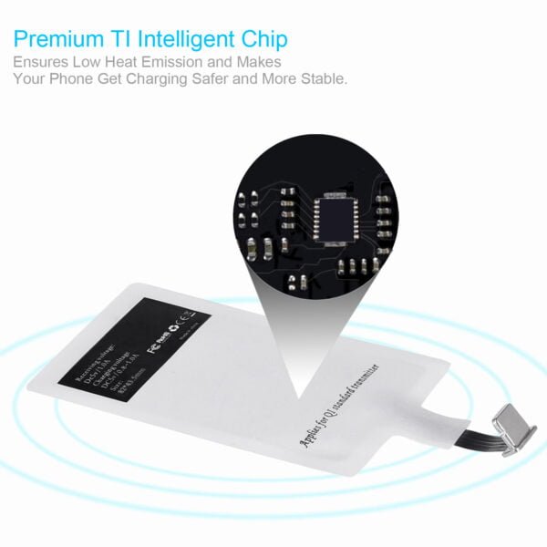 Qi Receiver, Ultra Thin Wireless Charging Qi Receiver Wireless Charging Receiver Patch Module Chip - Image 2