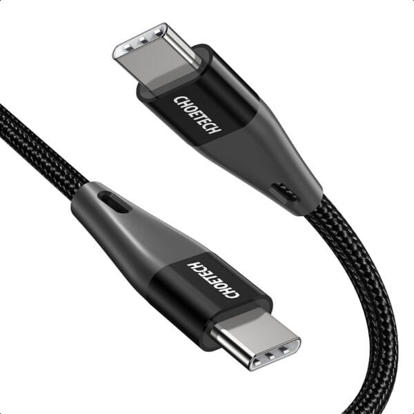 USB-C to USB-C Cable, 60W USB Type C Braided Fast Charging Cable (20V 3A 4ft)